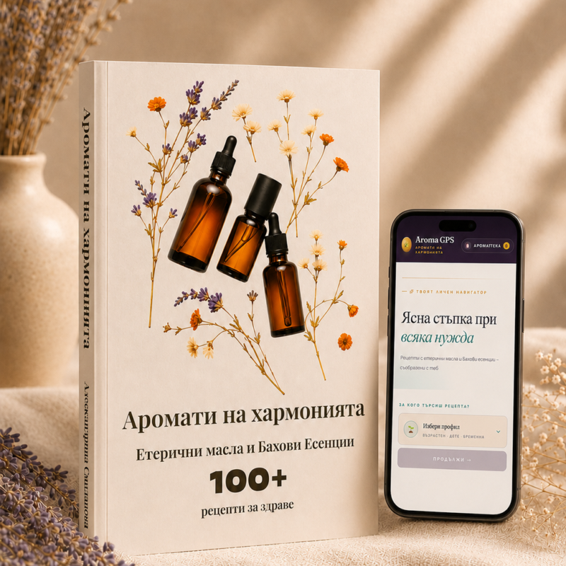 Книга “Аромати на хармонията” + Aroma GPS приложение